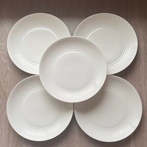 Royal Doulton Gordon Ramsay Maze Dinner Plates – Cream | Set of 5 | 11”